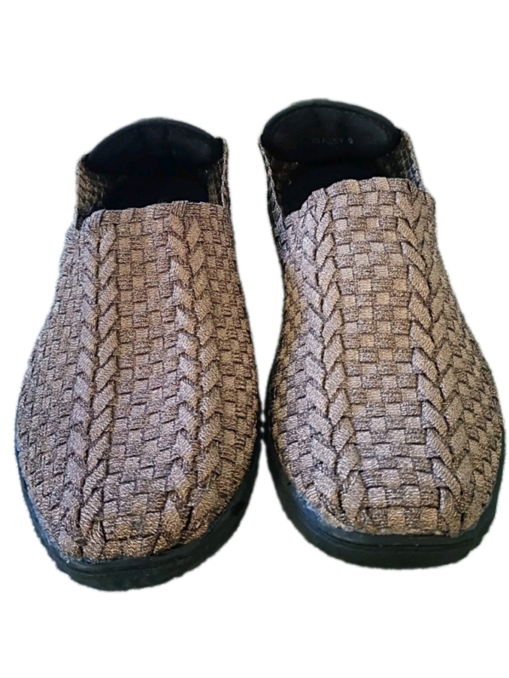 Corkys Woven-Classy- Slip-On Casual Shoes Bronze Metallic Size 9
